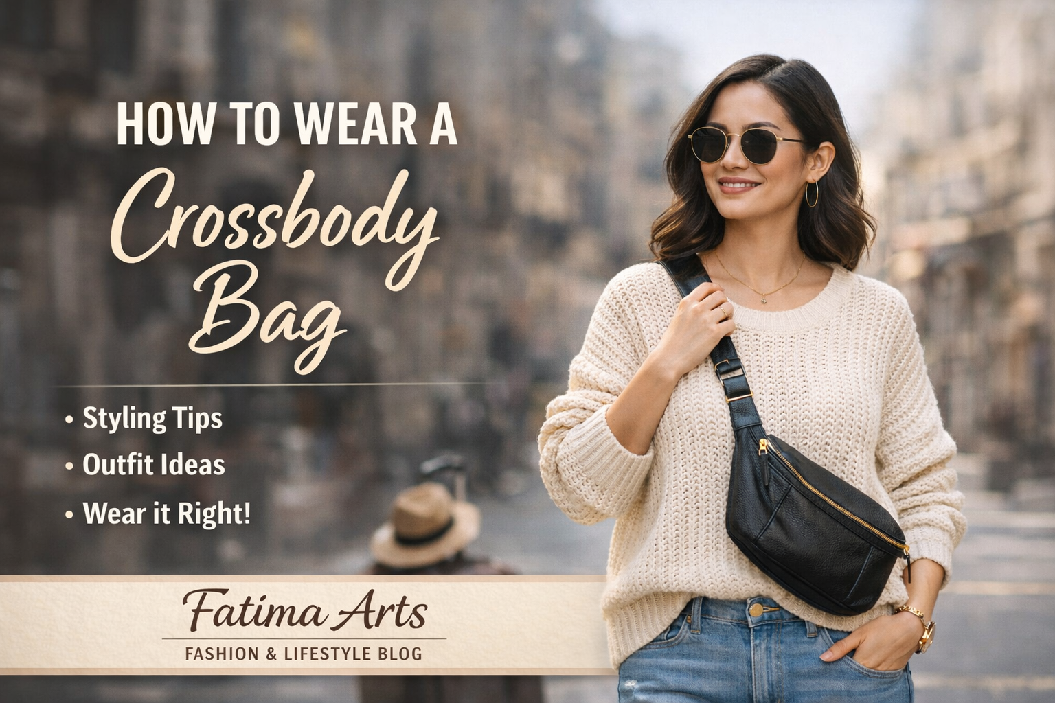How to Wear a Crossbody Bag: A Complete Style Guide by Fatima Arts