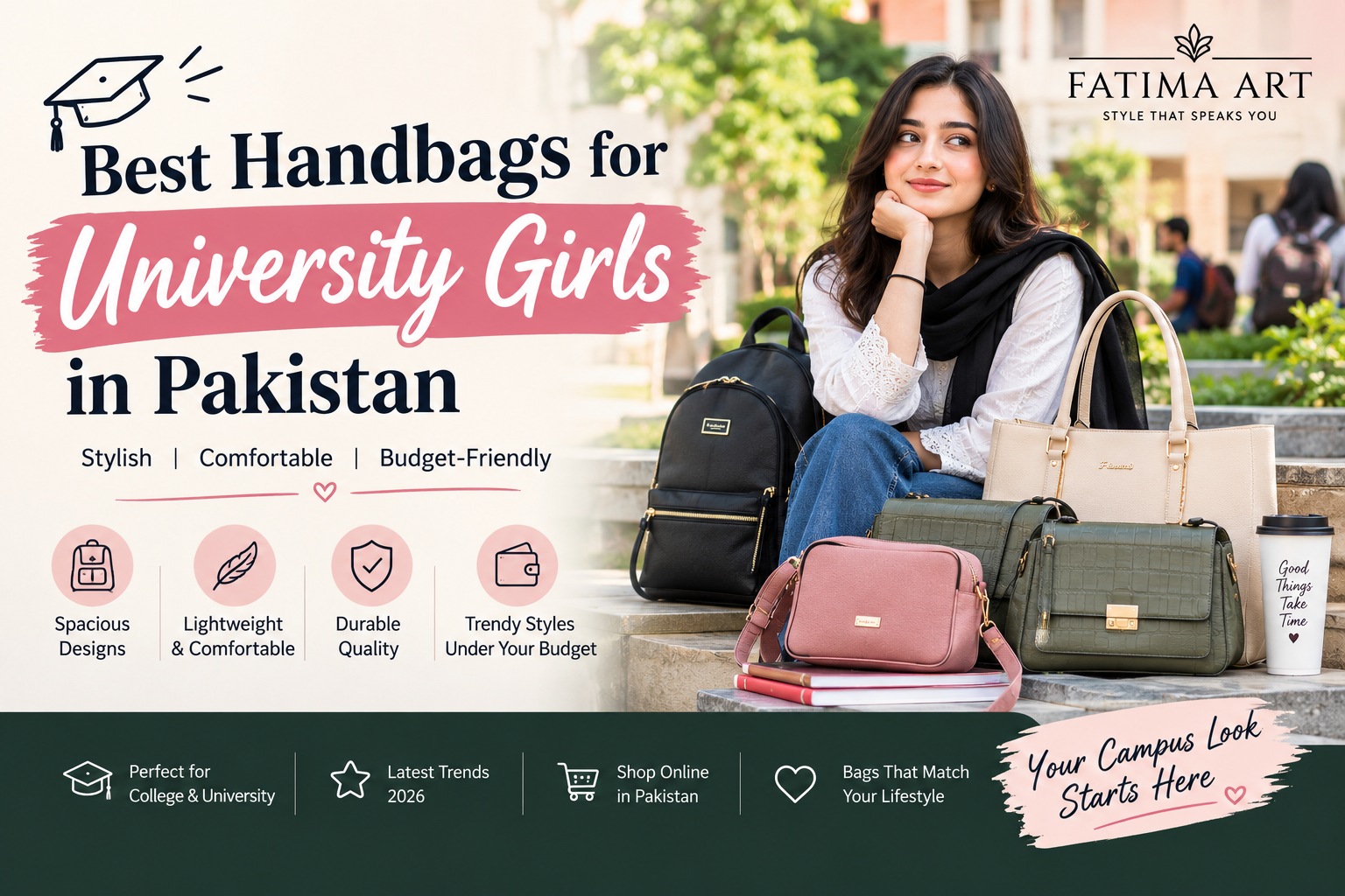 Best Handbags for University Girls in Pakistan