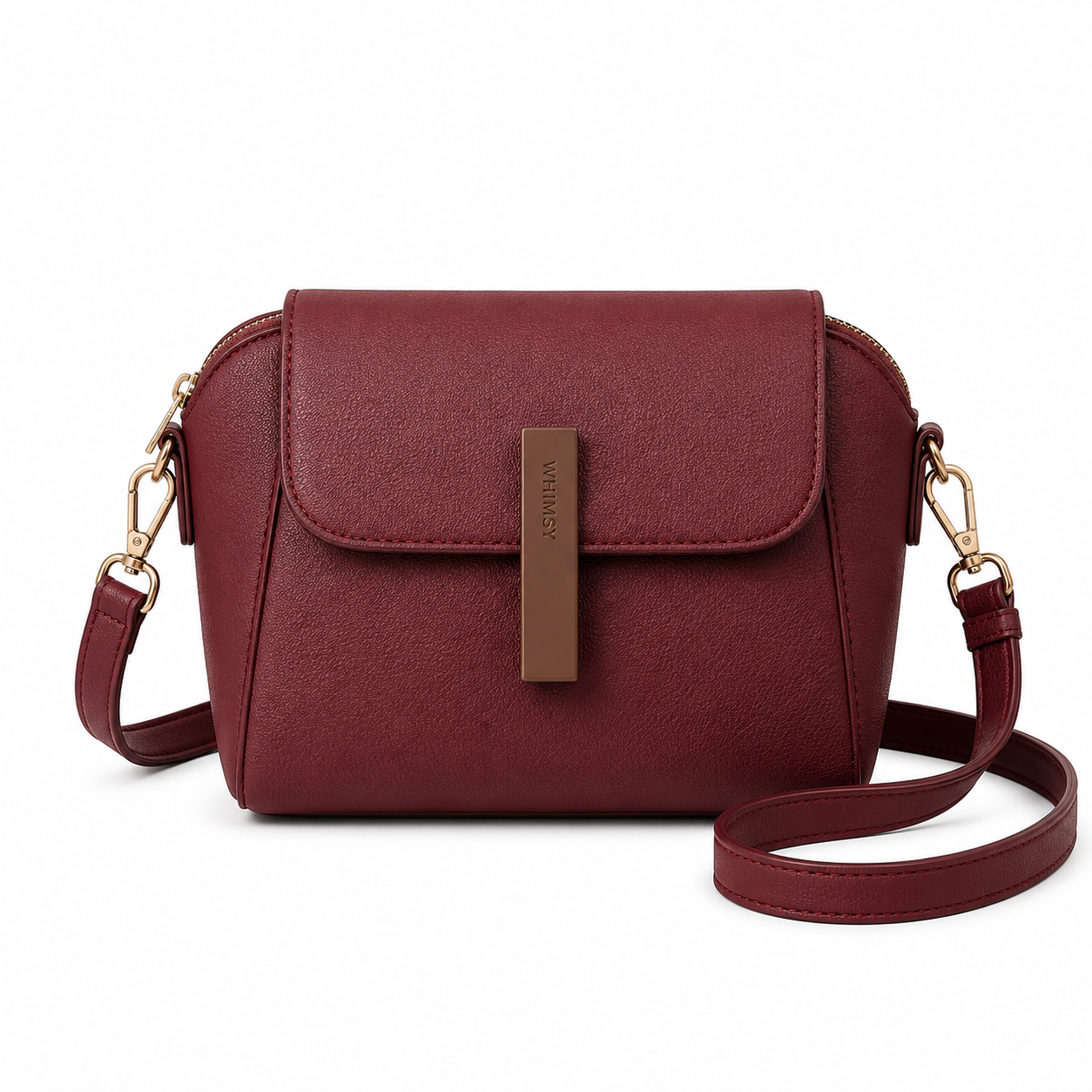 BM005 Crossbody Bag Maroon