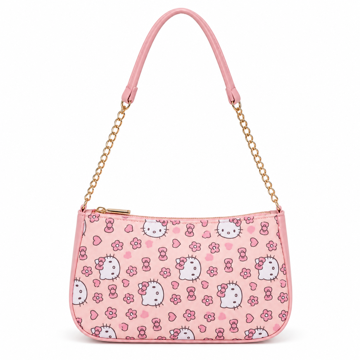 Hello Kitty Gold Chain Shoulder Bag