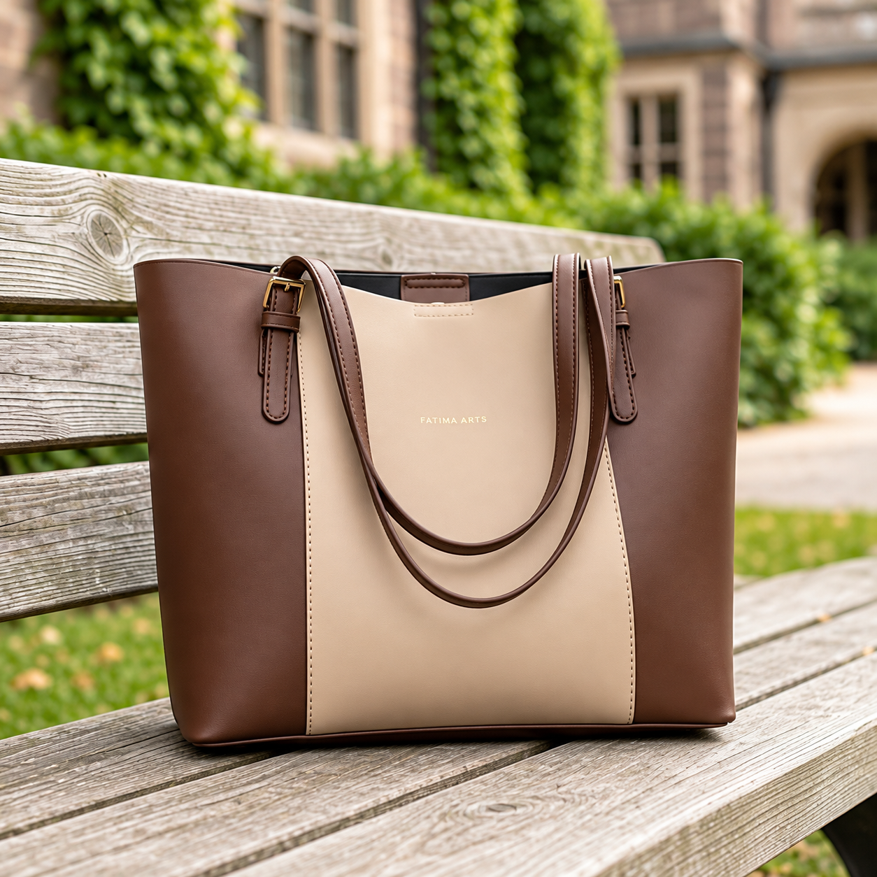 Elegance Duo Tote Bag Coffee