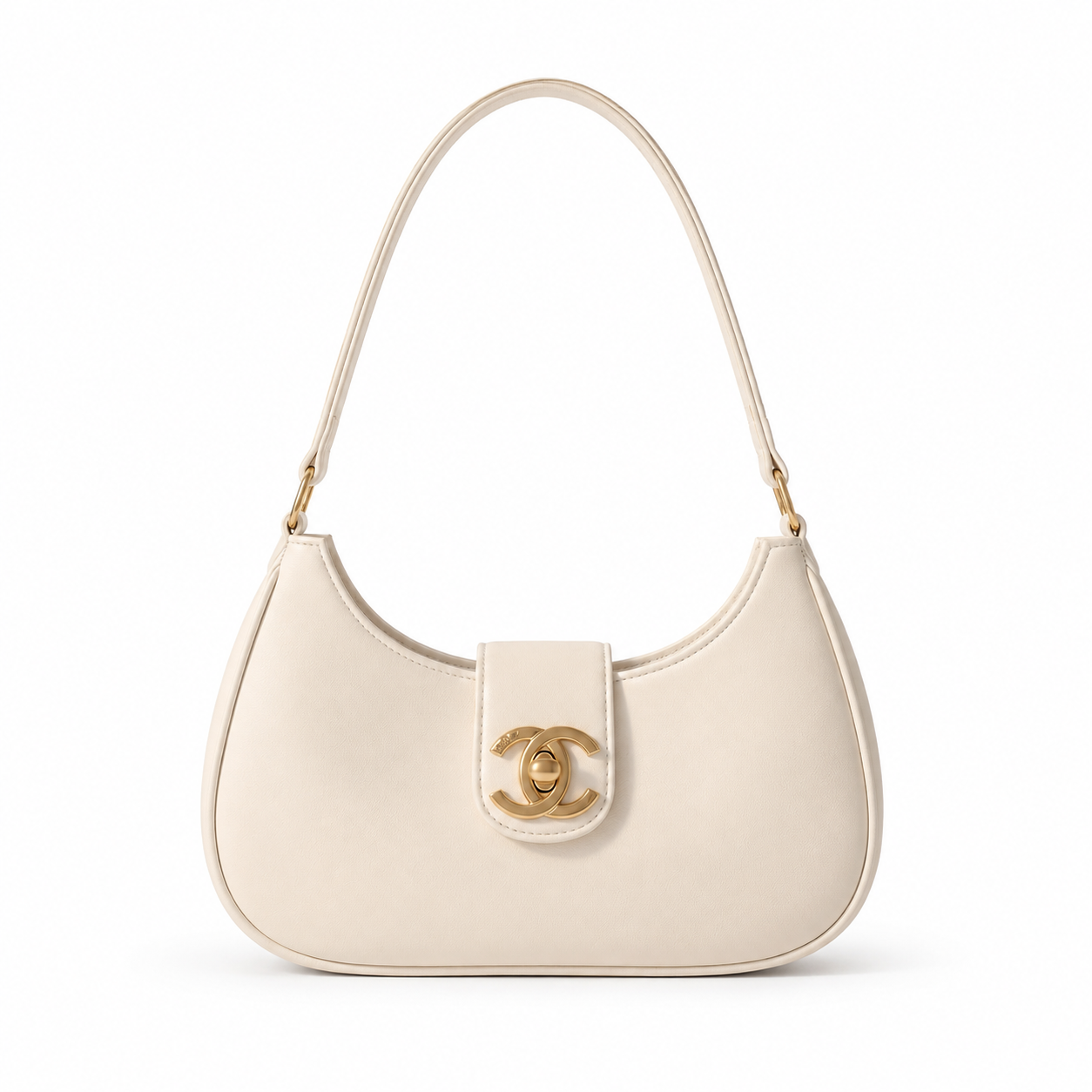 Bella Luxe Shoulder Bag White