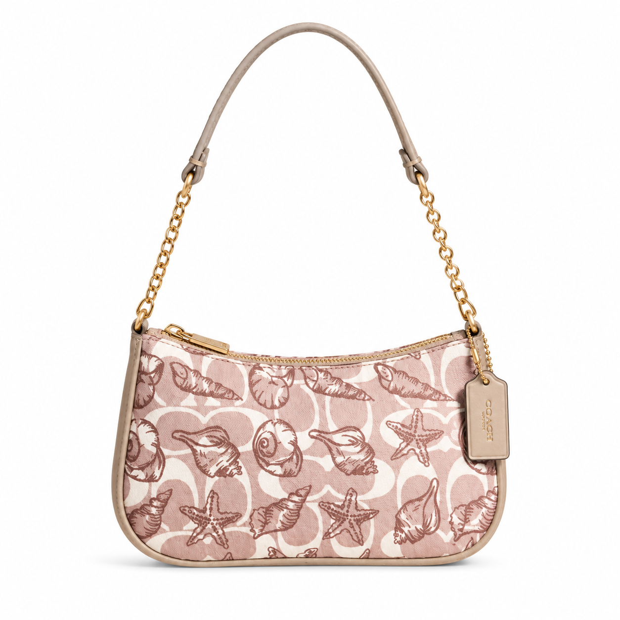 Starfish Gold Chain Shoulder Bag