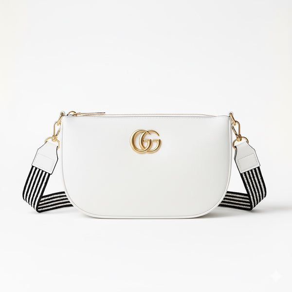 BM001 Crossbody Bag White