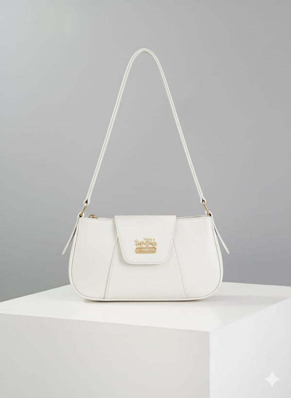 BM007 Shoulder Bag White