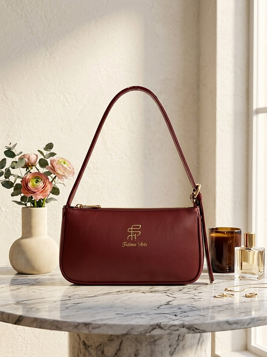 BM10 Shoulder Bag Maroon