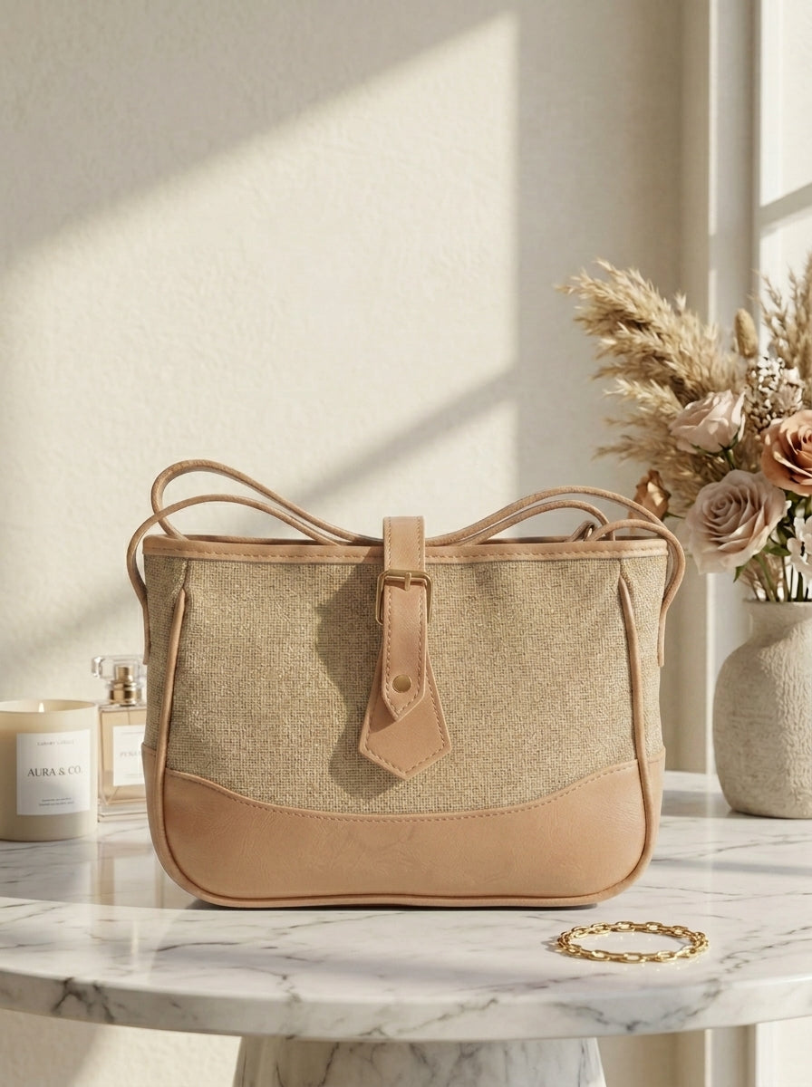 BM002 Shoulder Bag Beige
