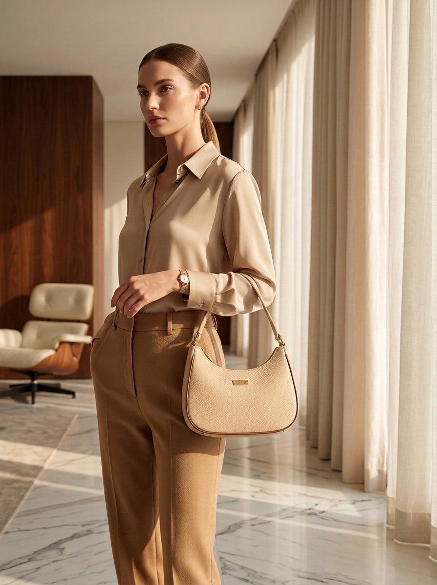 BM13 Shoulder Bag Beige
