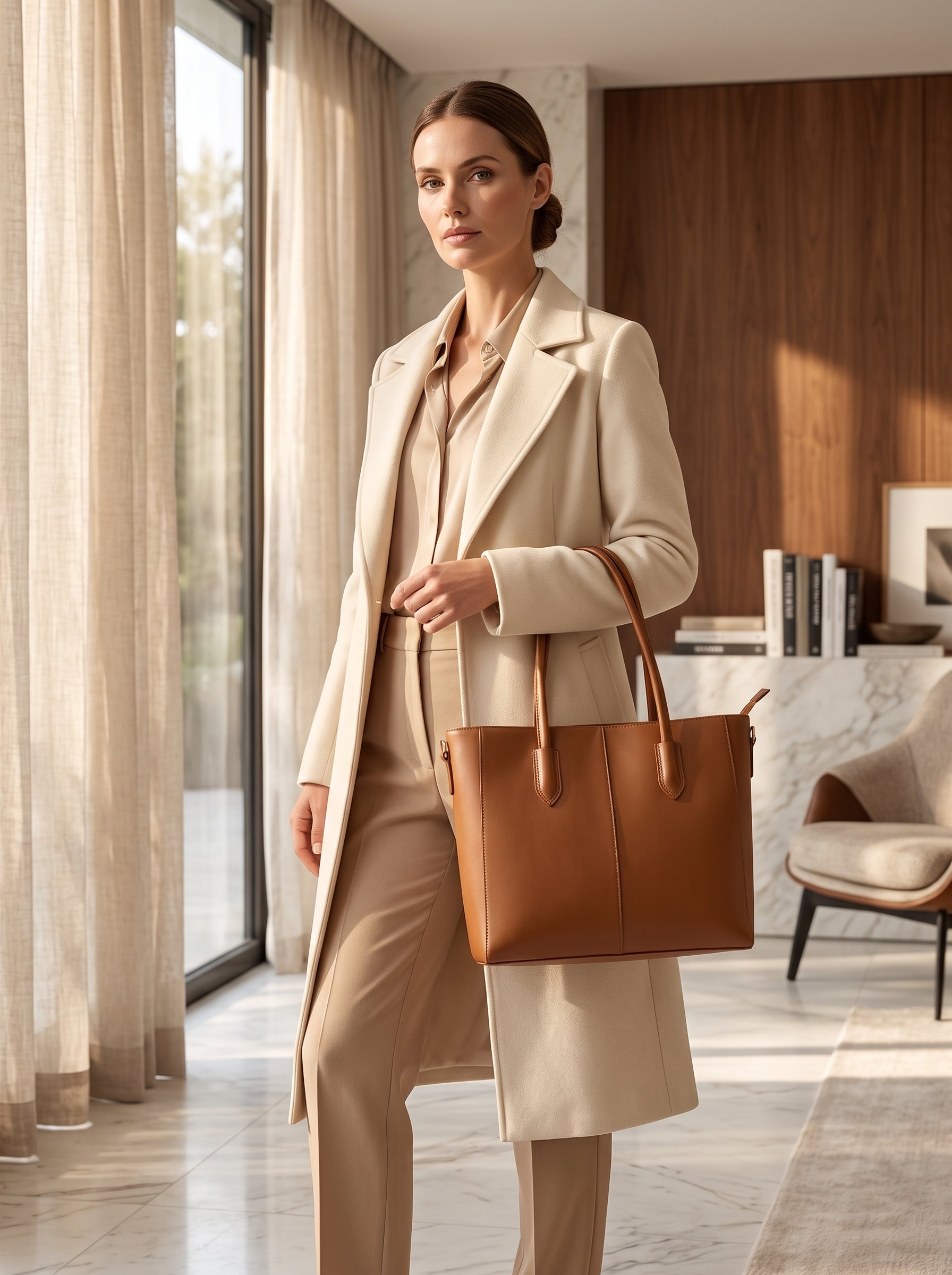 Amal Tote Bag Camel