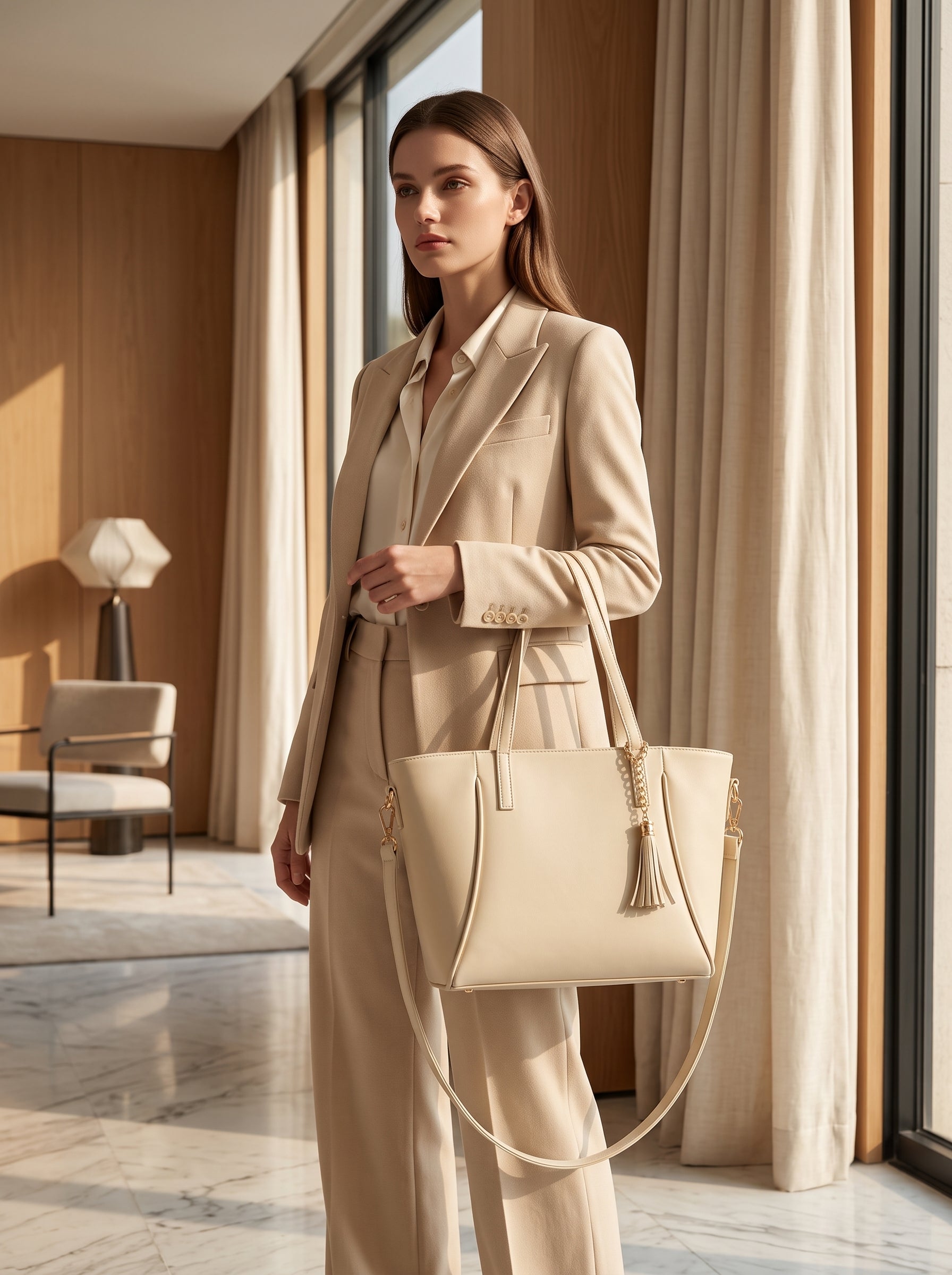 Zarya Tote Bag Beige