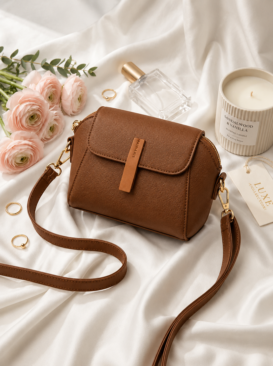 BM005 Crossbody Bag Brown
