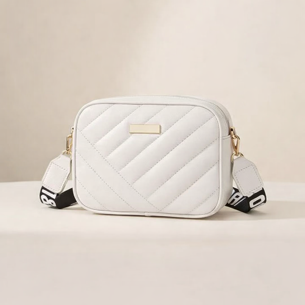 Elorina Luxe Crossbody Bag CAR1 White