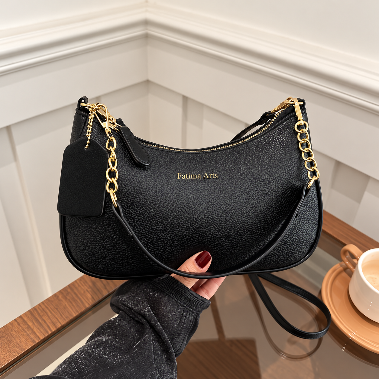 BM18 Shoulder Bag Black