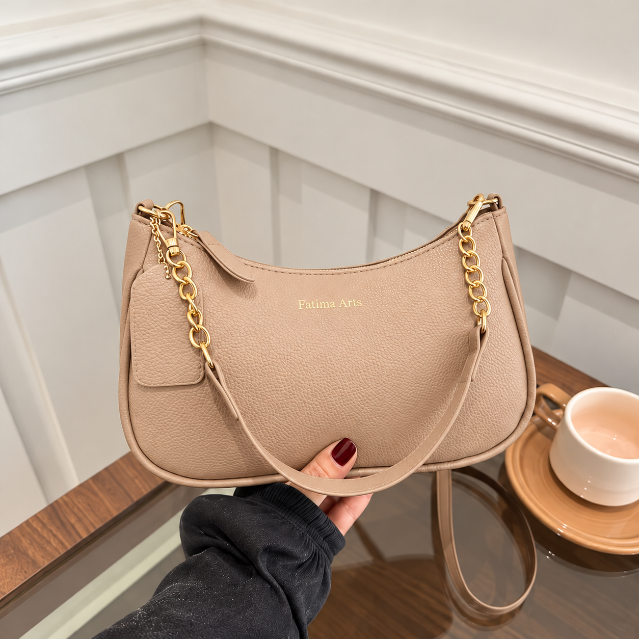 BM18 Shoulder Bag Beige