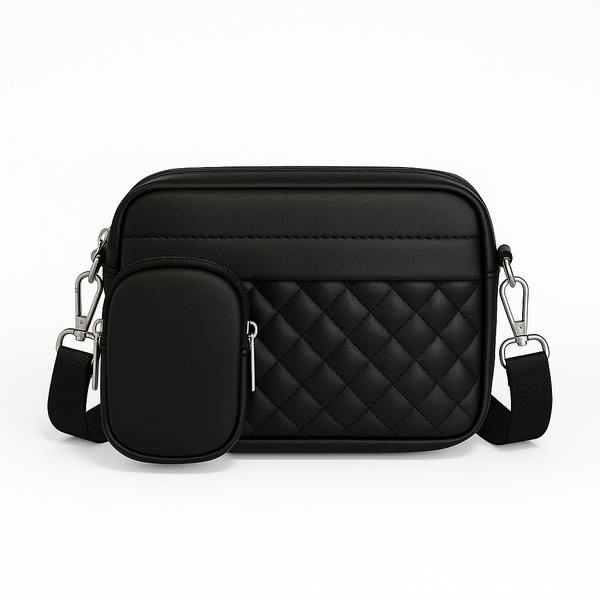 Quilted CrossBody Bag With Coin Pocket C-AR-9