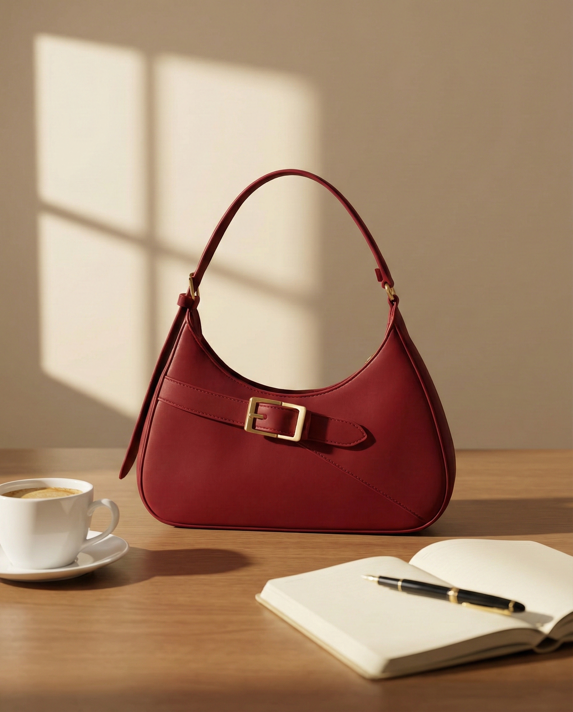 FA001 Shoulder Bag Maroon