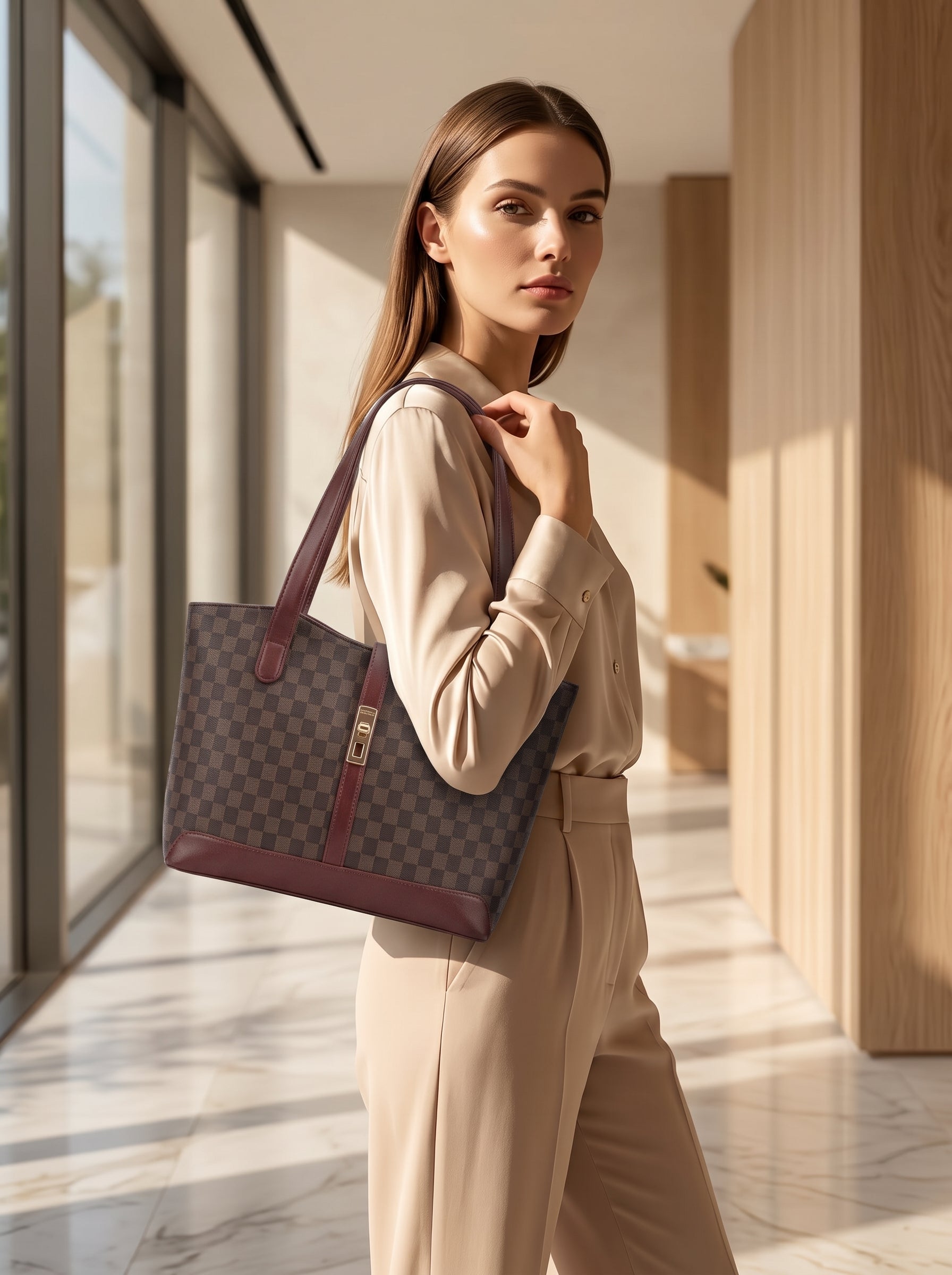 Laboon Tote Bag Brown