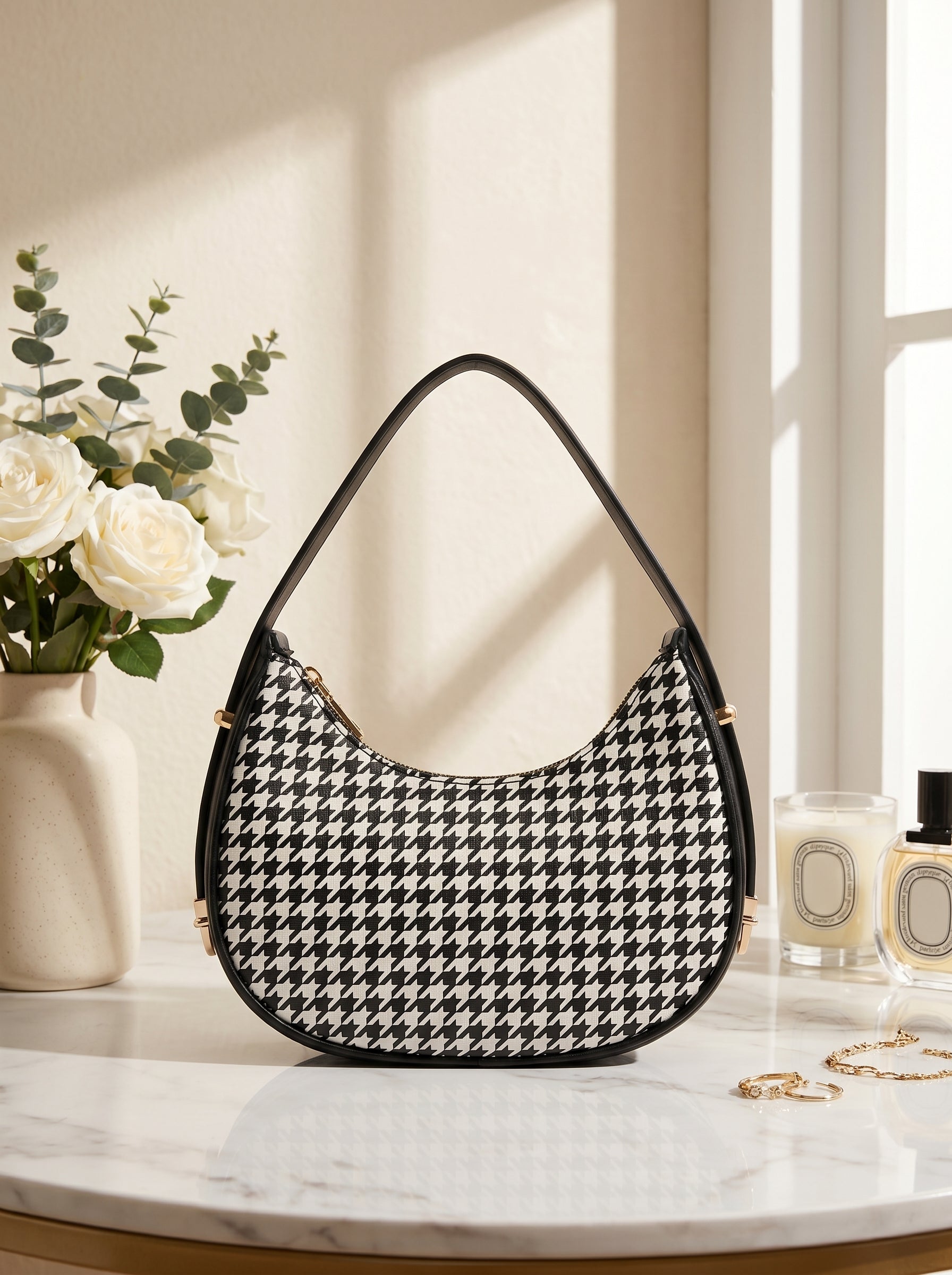 Chic Moon Elegance Shoulder Bag