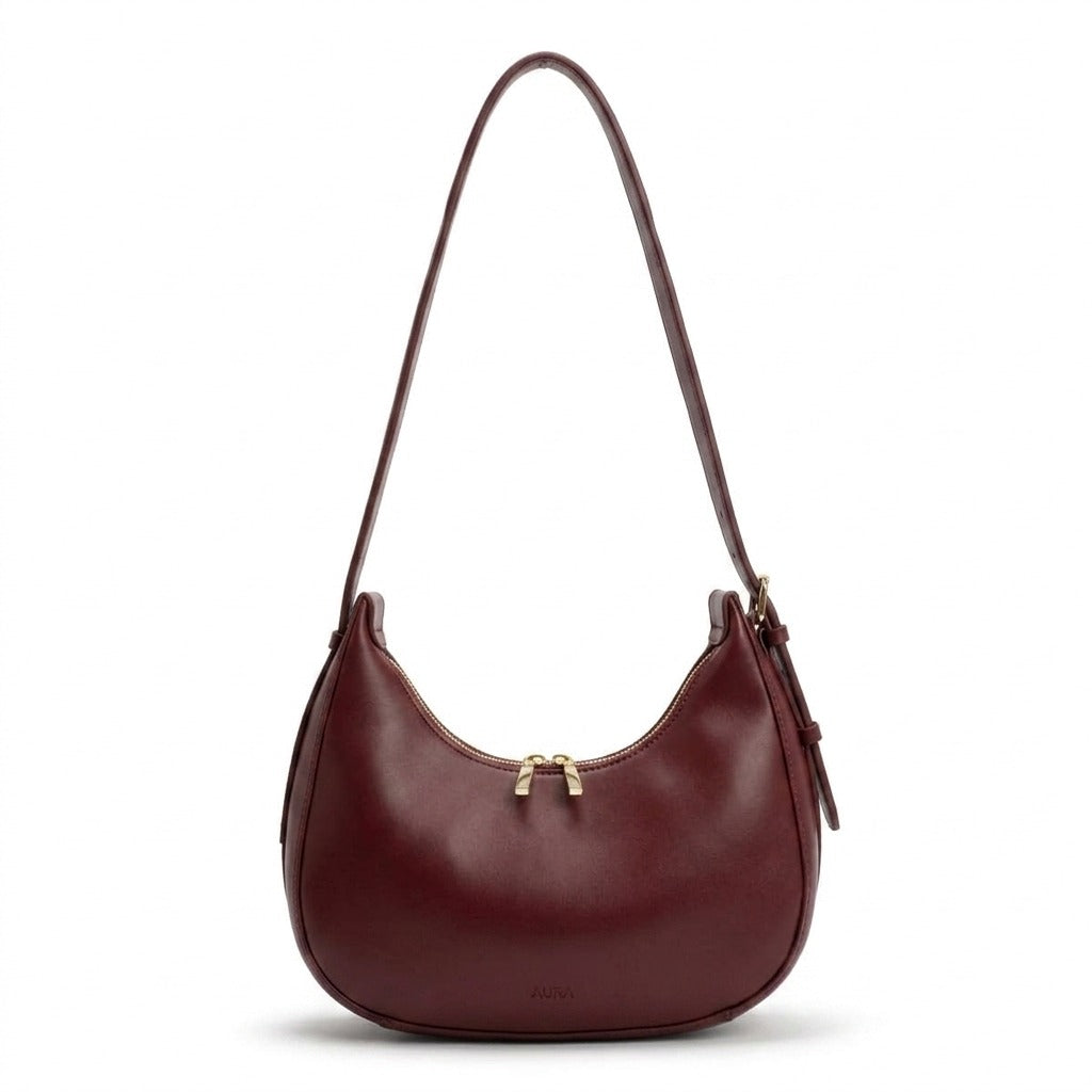 Moon Luxe Shoulder Bag Maroon
