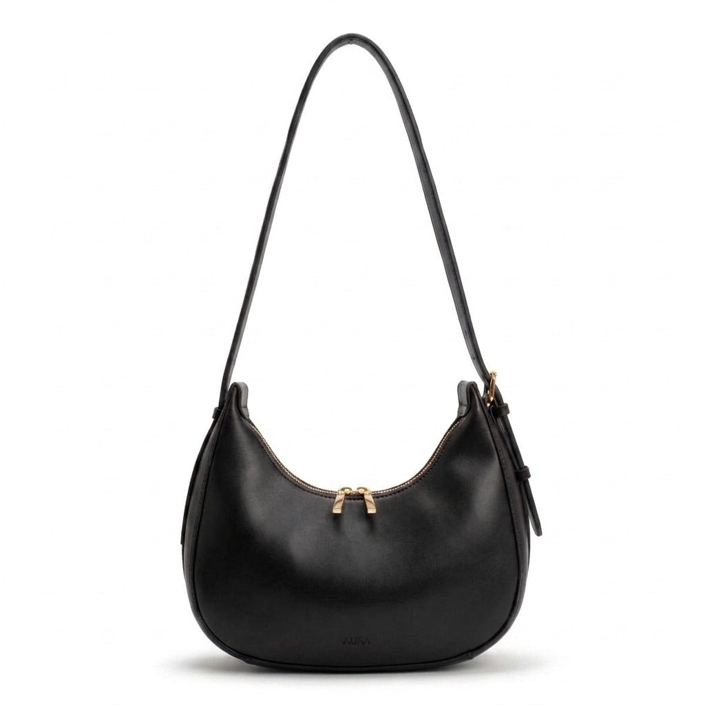 Moon Luxe Shoulder Bag Black