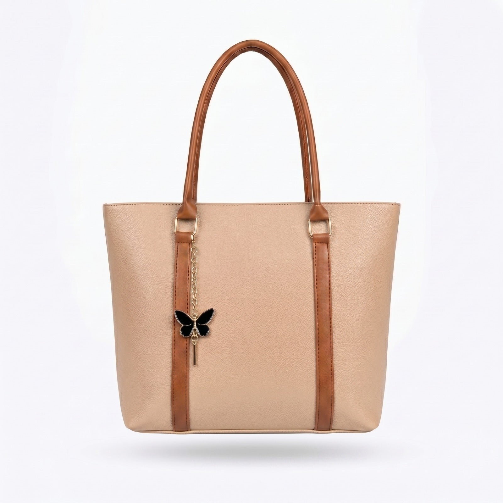 Nora Elegant Tote Bag Beige