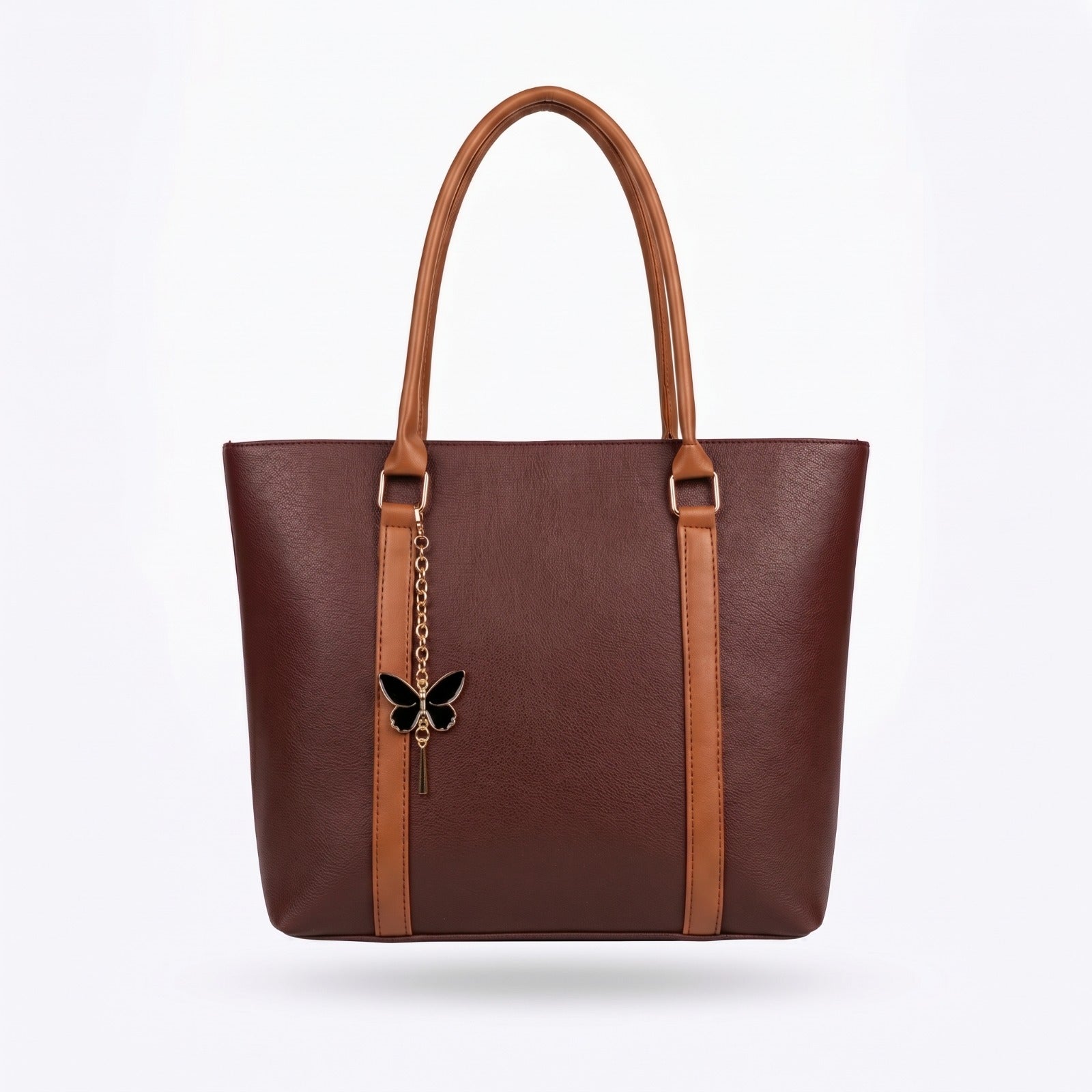 Nora Elegant Tote Bag Brown