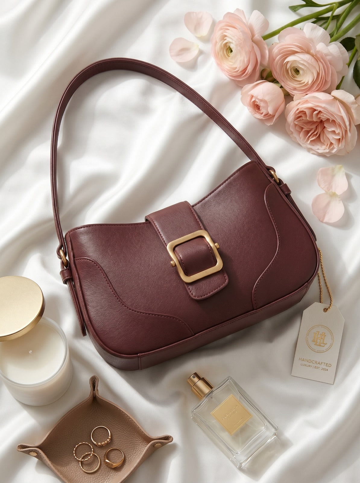 BM12 Shoulder Bag Maroon