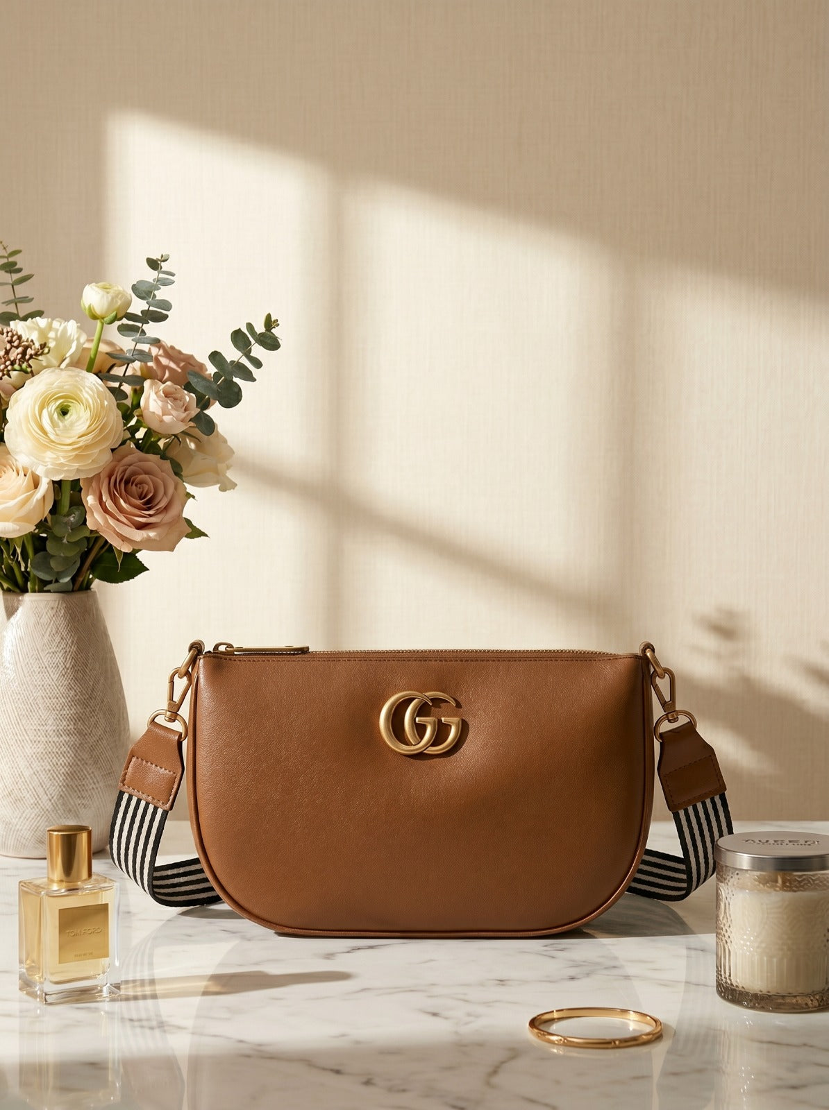 BM001 Crossbody Bag Camel