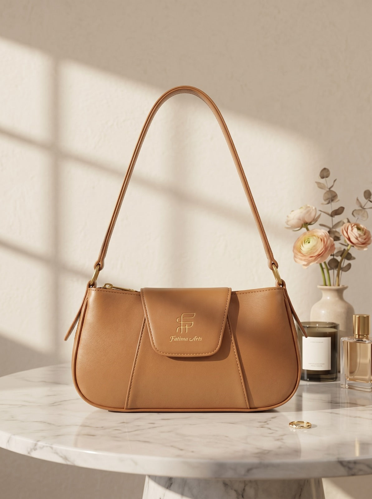BM007 Shoulder Bag Camel