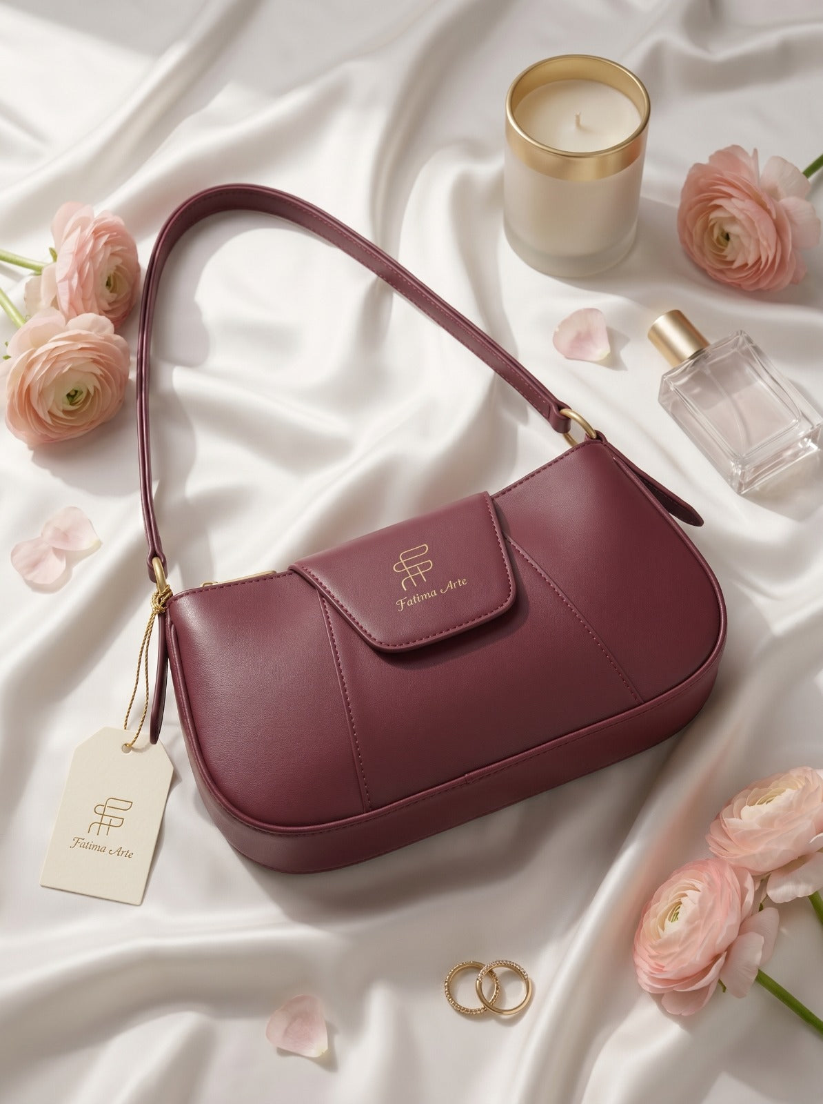 BM007 Shoulder Bag Maroon