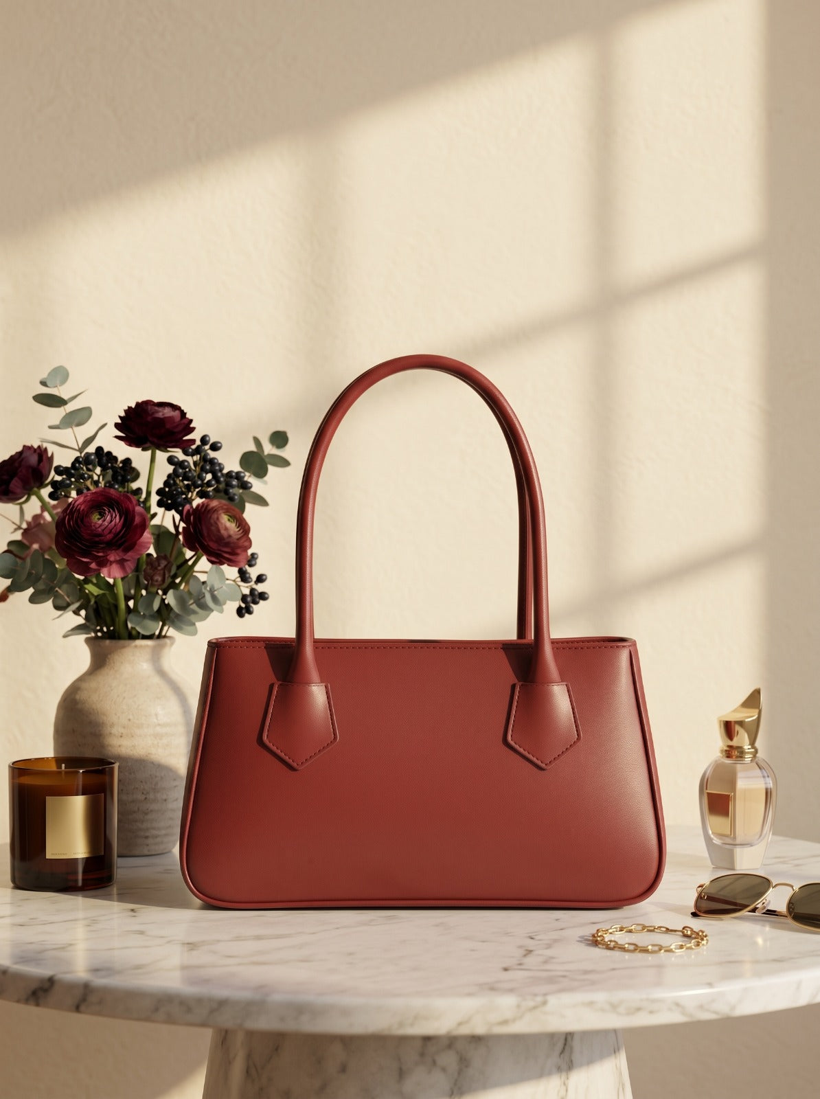 BM003 Shoulder Bag Maroon