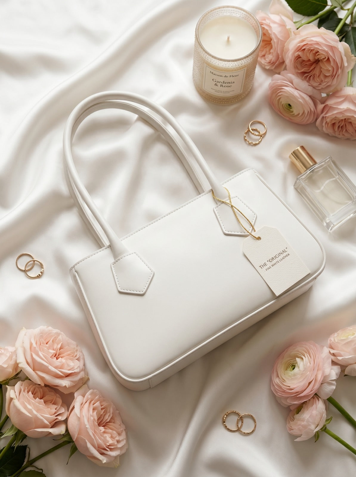 BM003 Shoulder Bag White