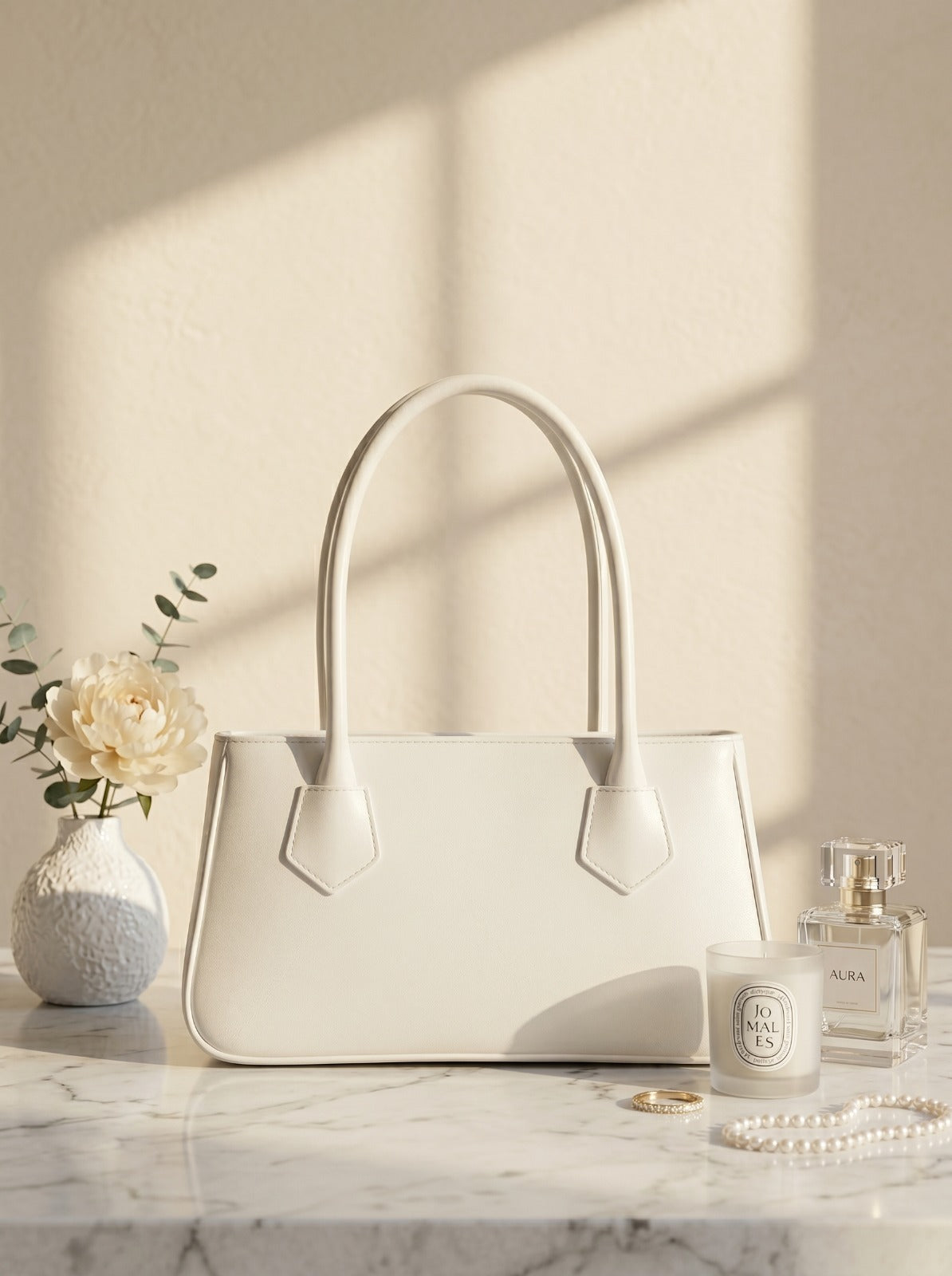 BM003 Shoulder Bag White