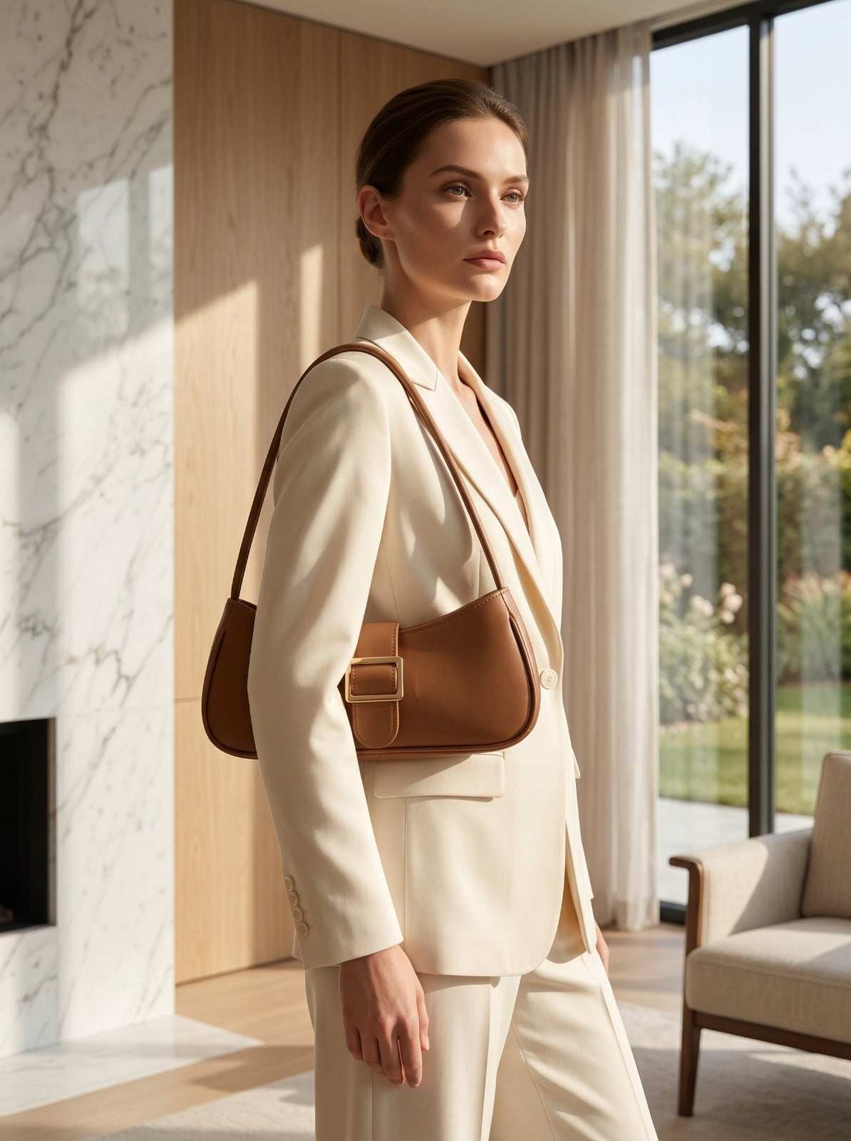 BM009 Shoulder Bag Camel