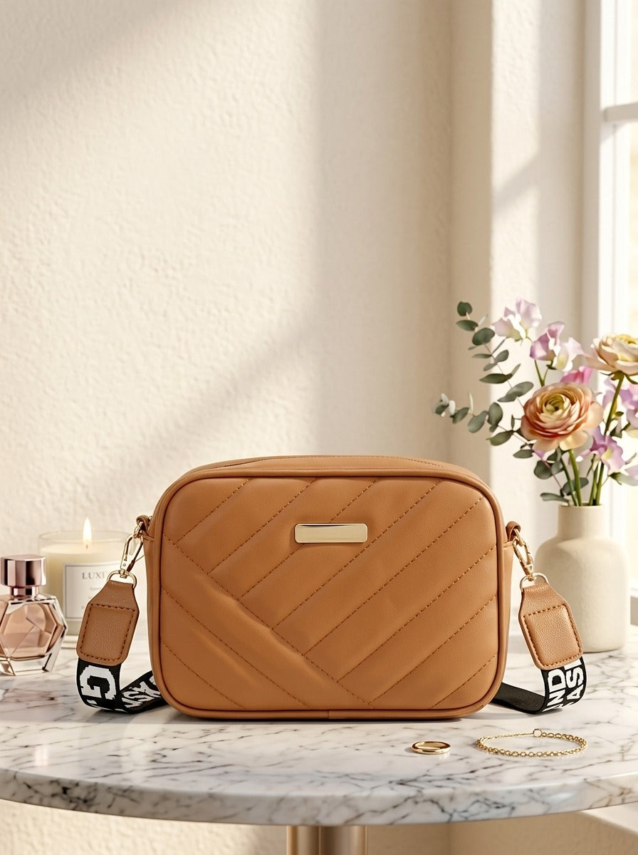 Elorina Luxe Crossbody Bag CAR1 Camel