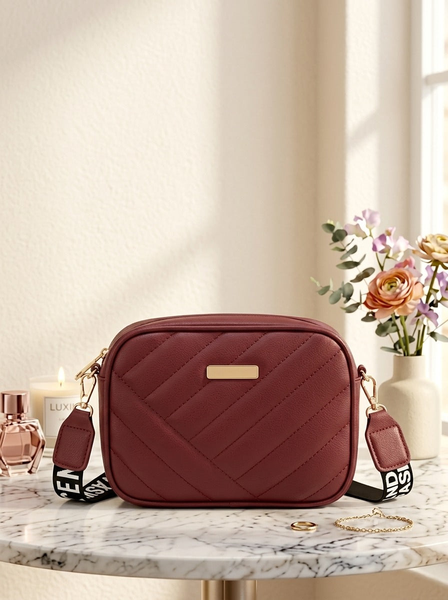 Elorina Luxe Crossbody Bag CAR1 Marron