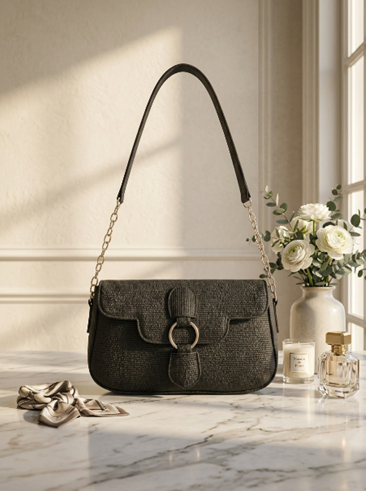 BM004 Shoulder Bag Black