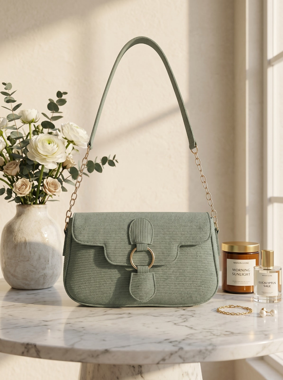 BM004 Shoulder Bag Green