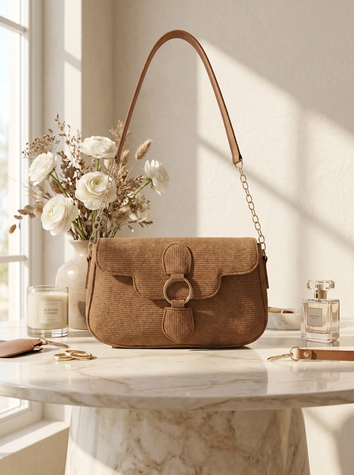 BM004 Shoulder Bag Camel