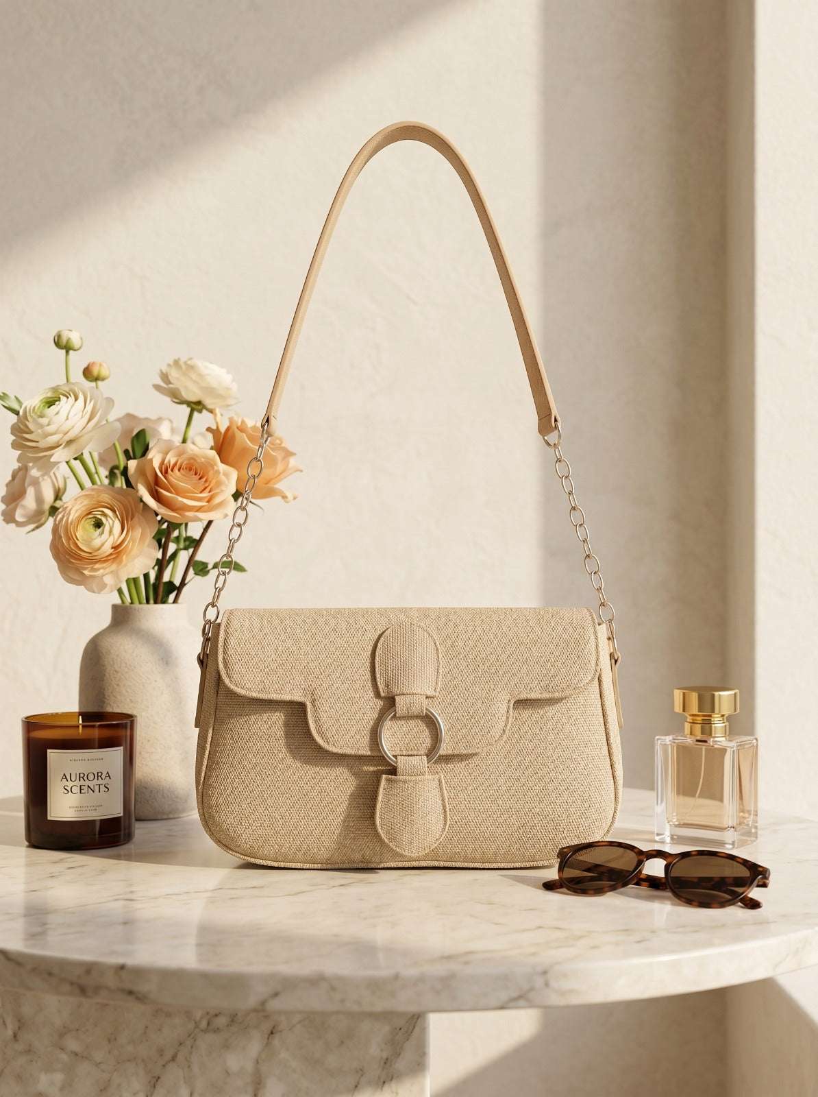 BM004 Shoulder Bag Beige