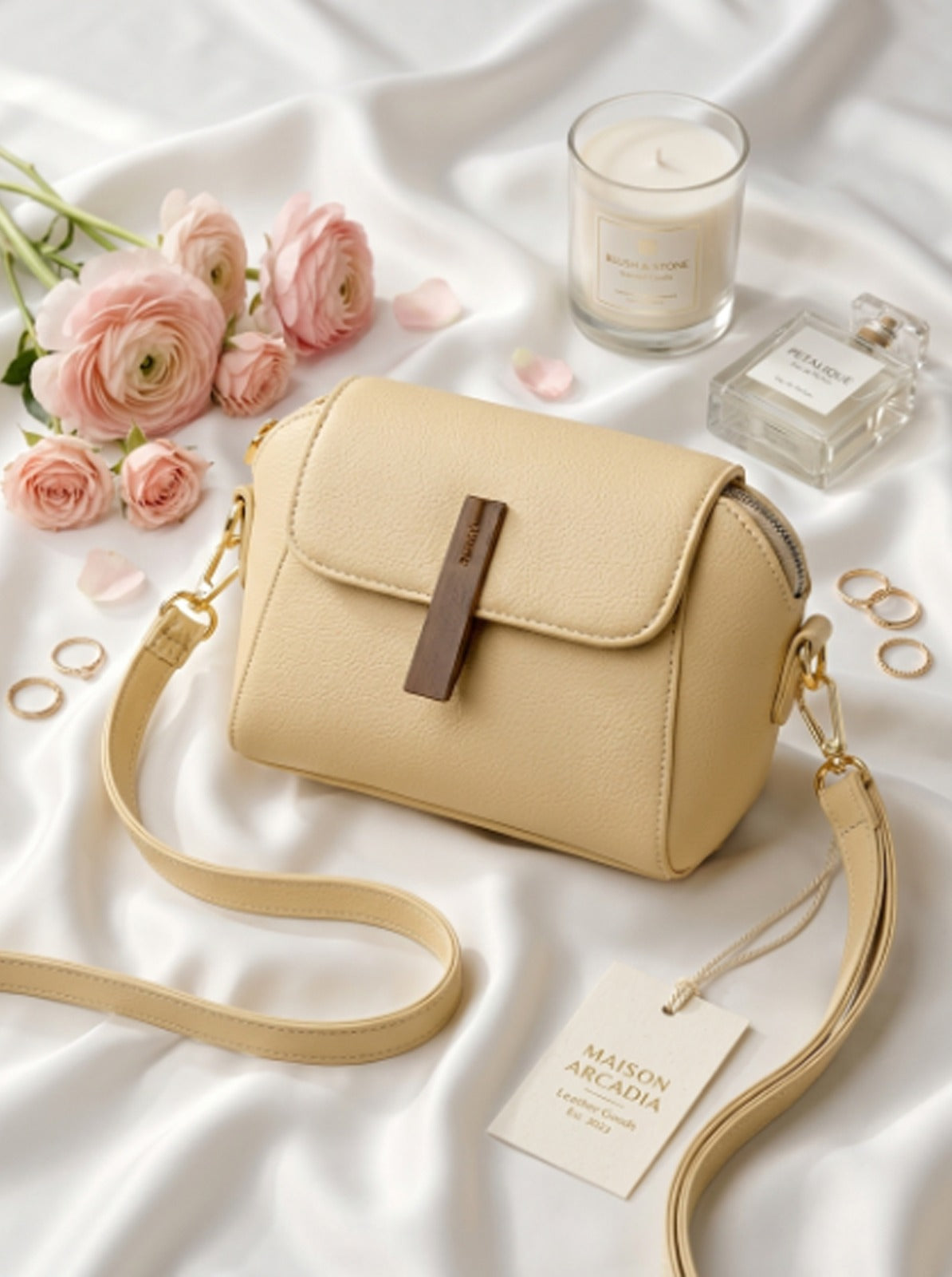 BM005 Crossbody Bag Beige