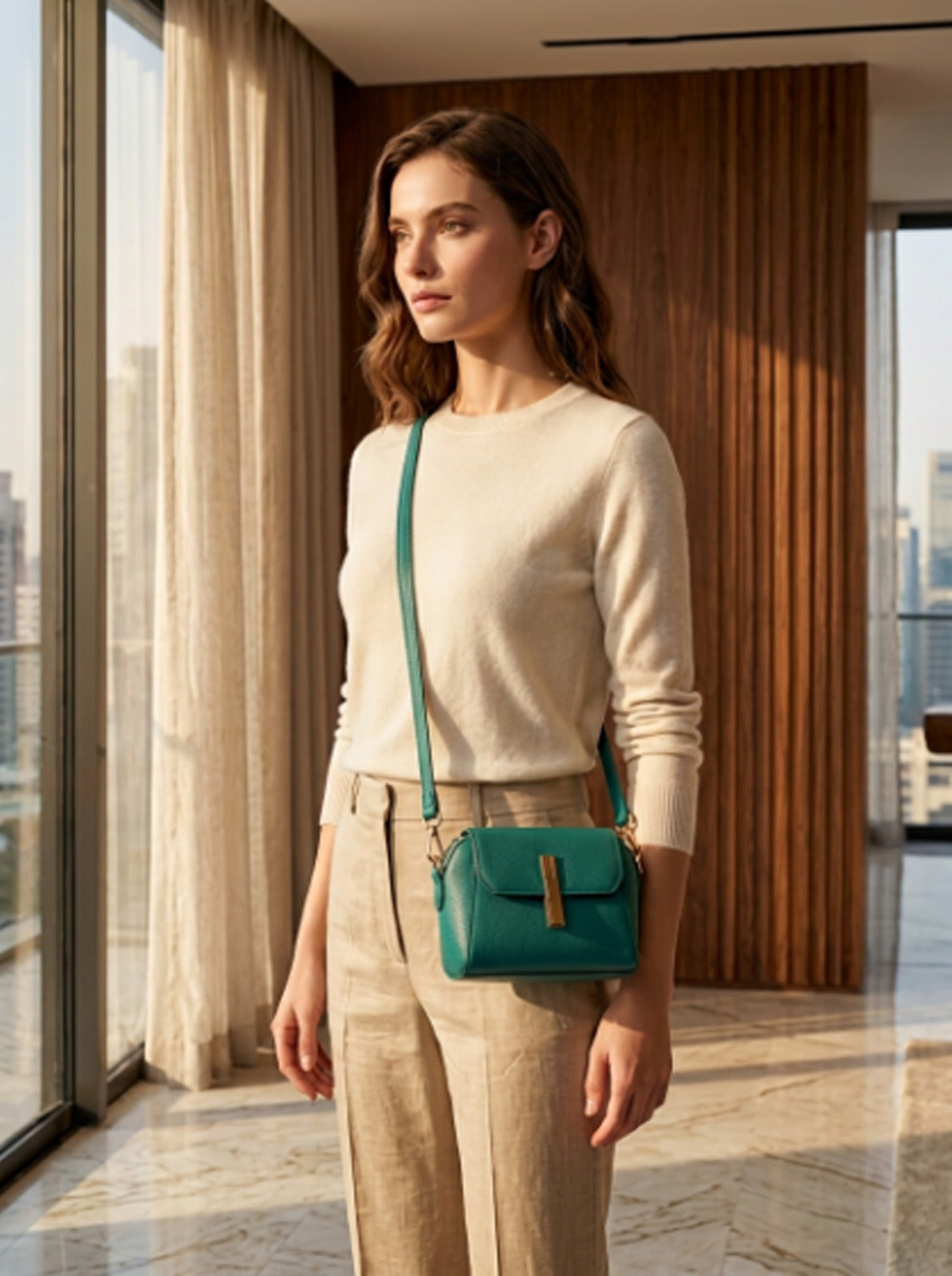 BM005 Crossbody Bag Green