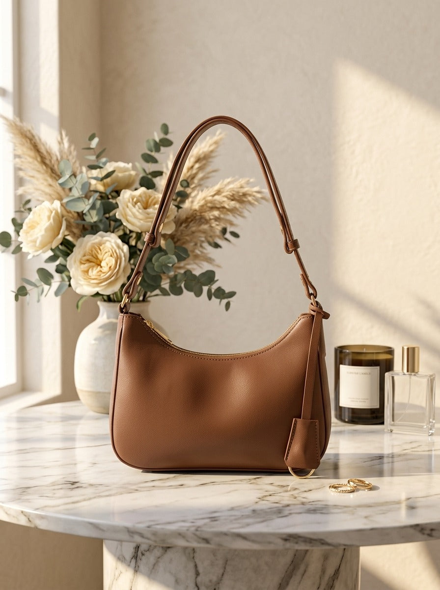 DAYOUT SHOULDER BAG BROWN