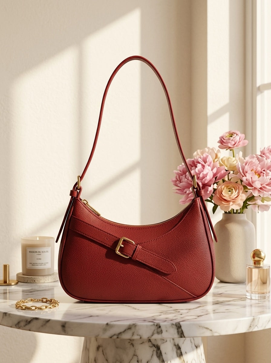 FA001 Shoulder Bag Maroon