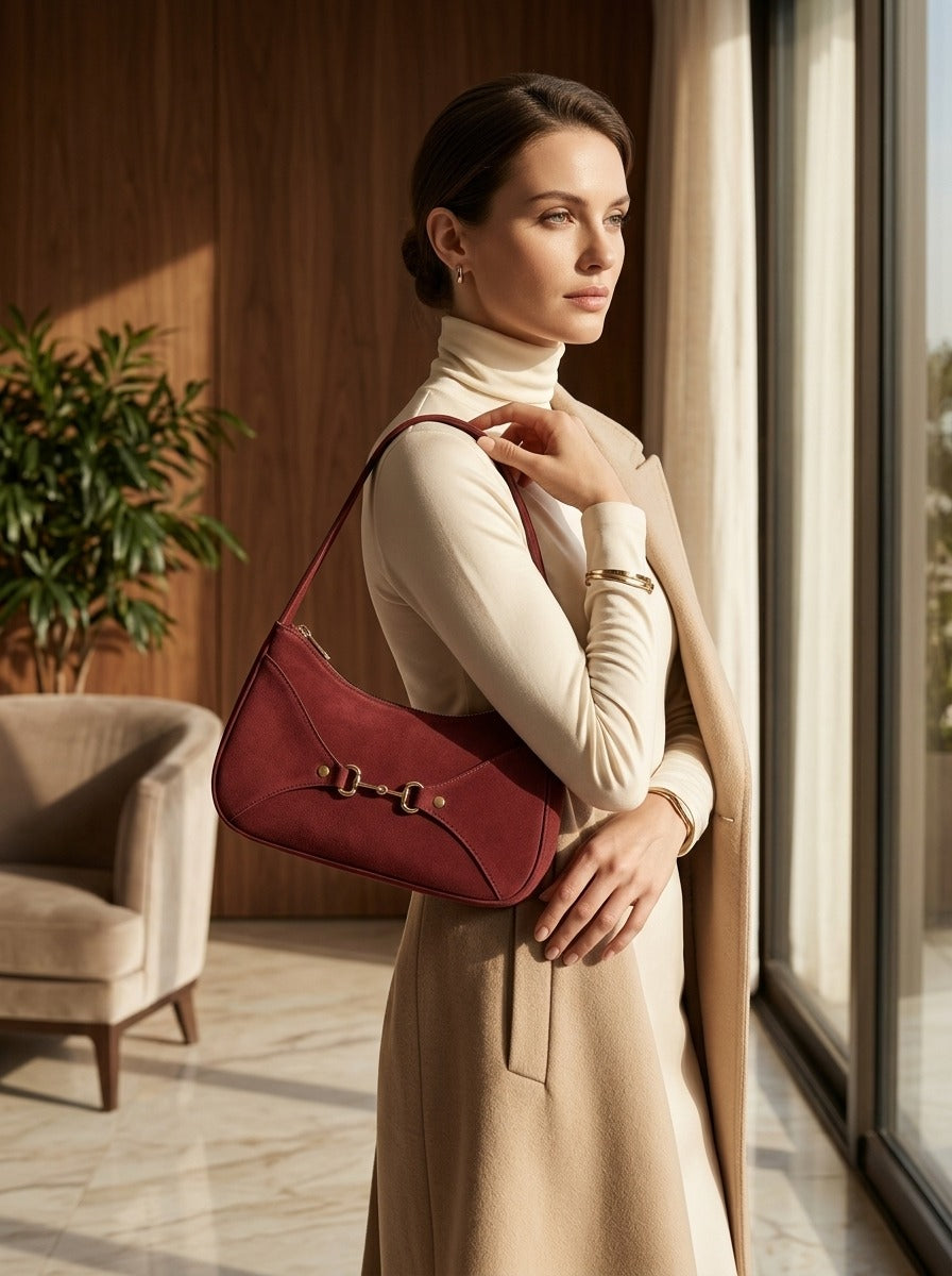 FA003 Shoulder Bag Maroon