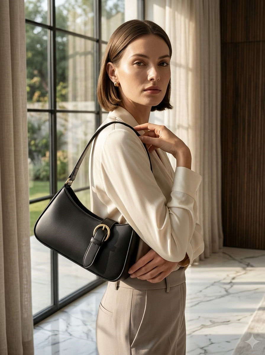 FA002 Shoulder Bag Black