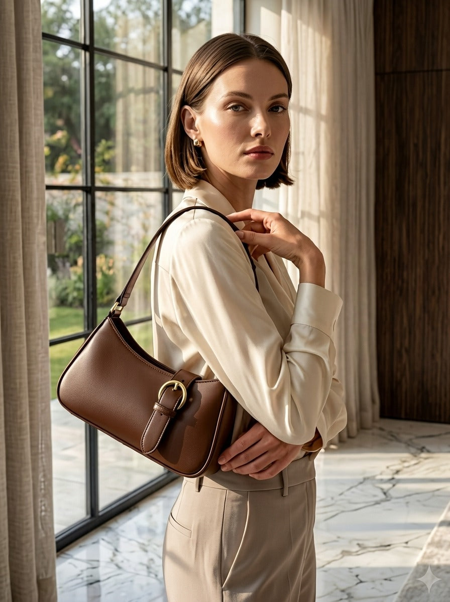 FA002 Shoulder Bag Brown