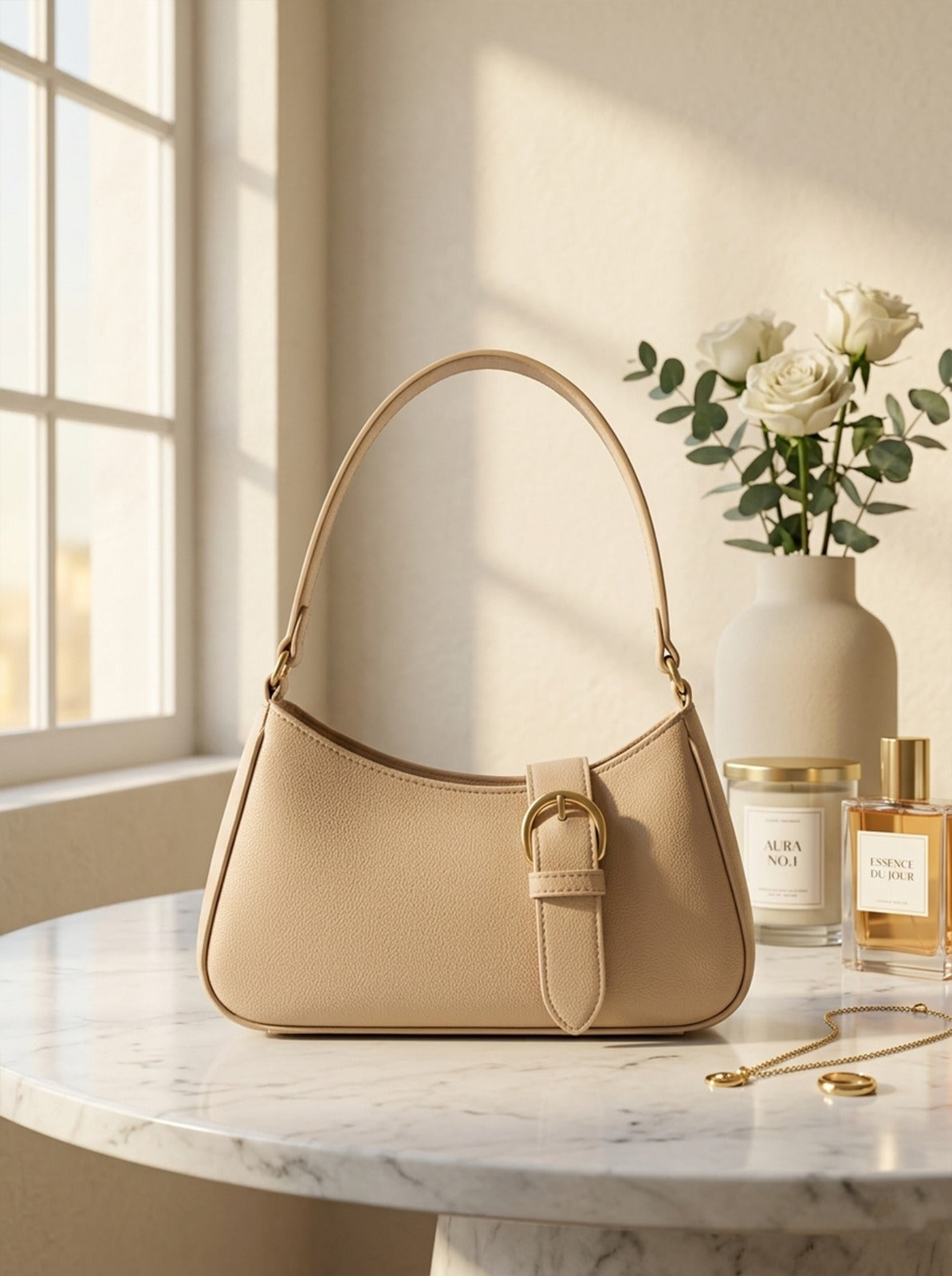 FA002 Shoulder Bag Beige