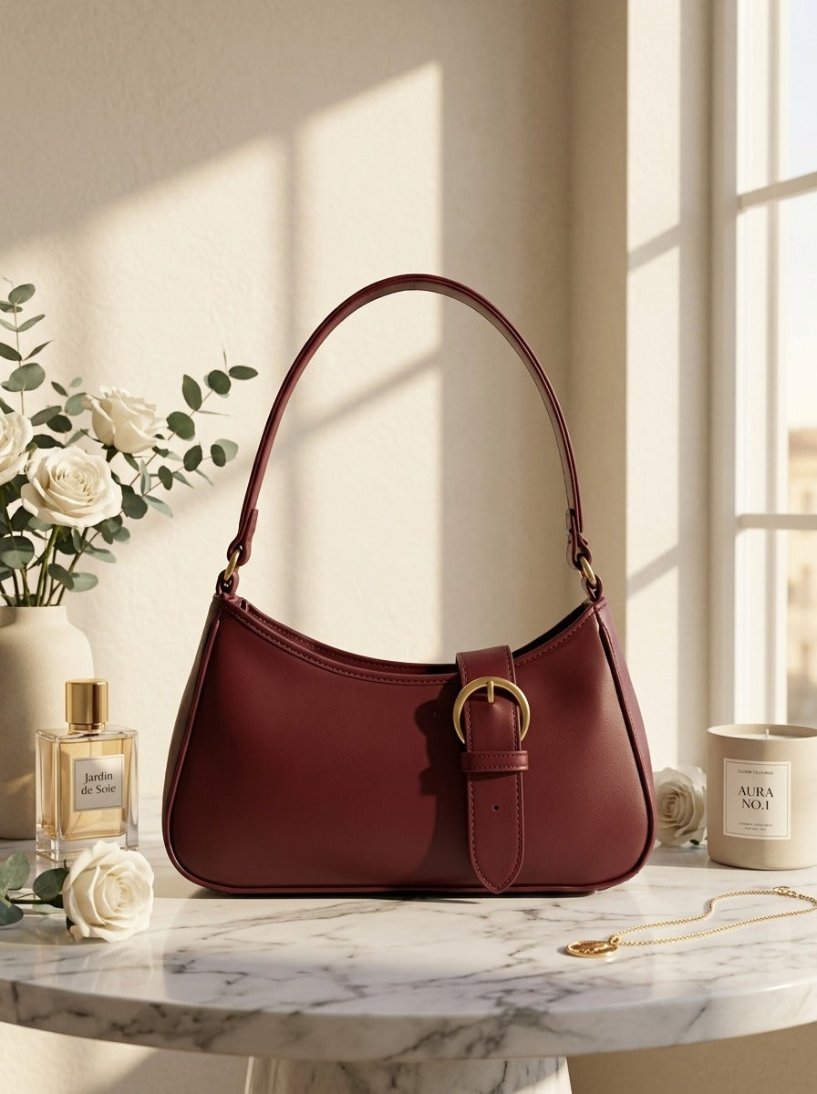 FA002 Shoulder Bag Maroon