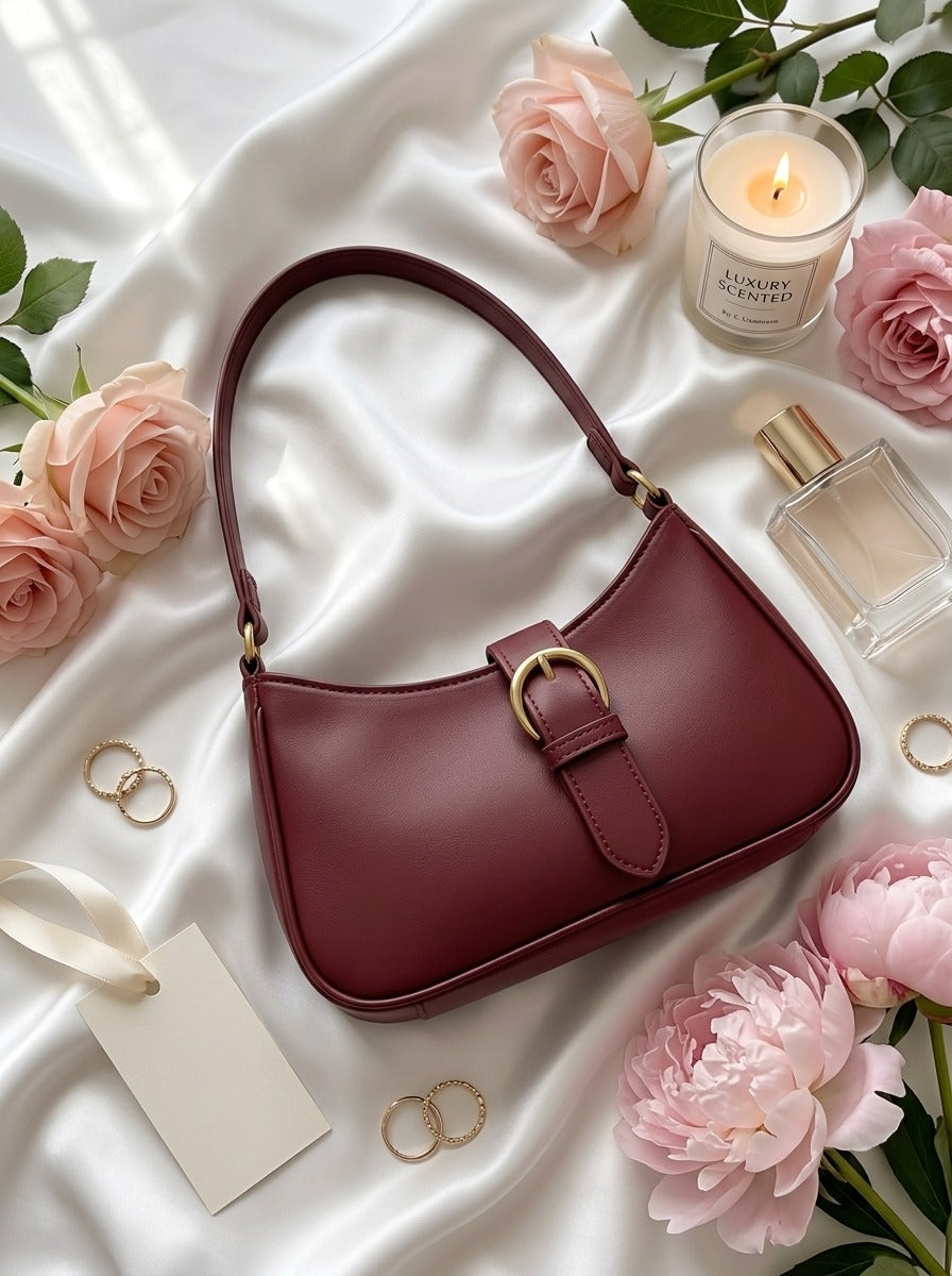 FA002 Shoulder Bag Maroon